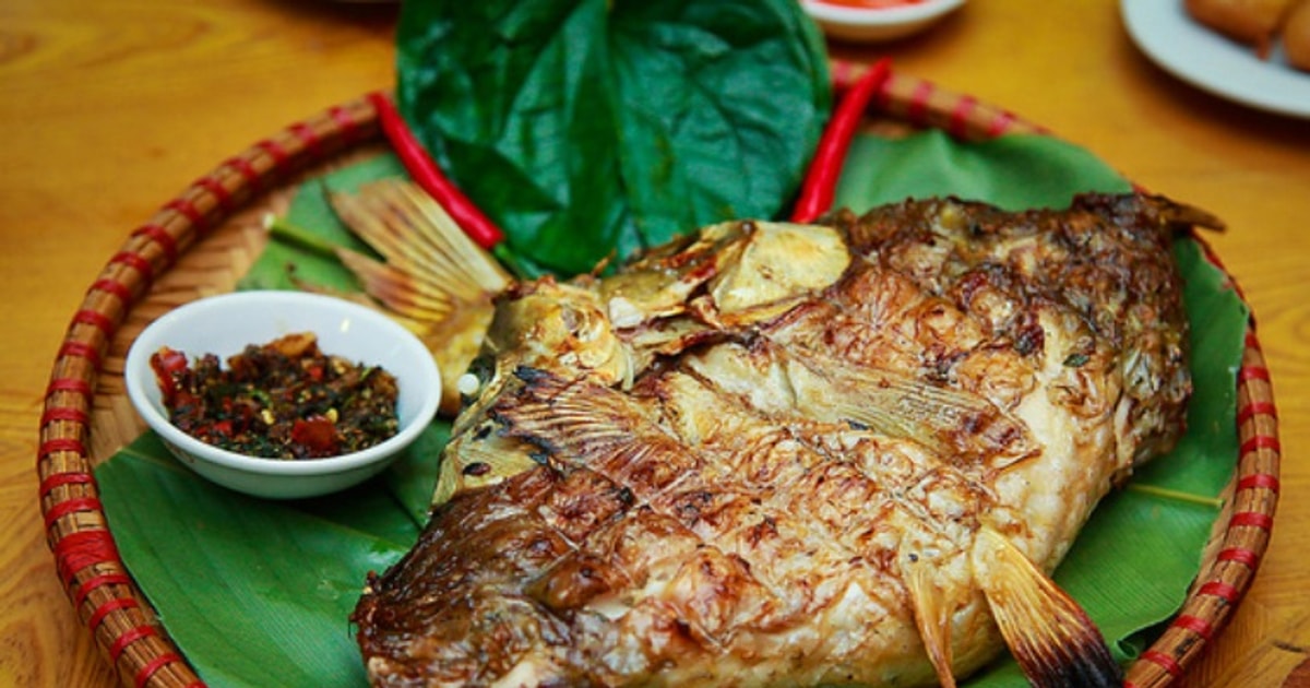 Cá suối nướng