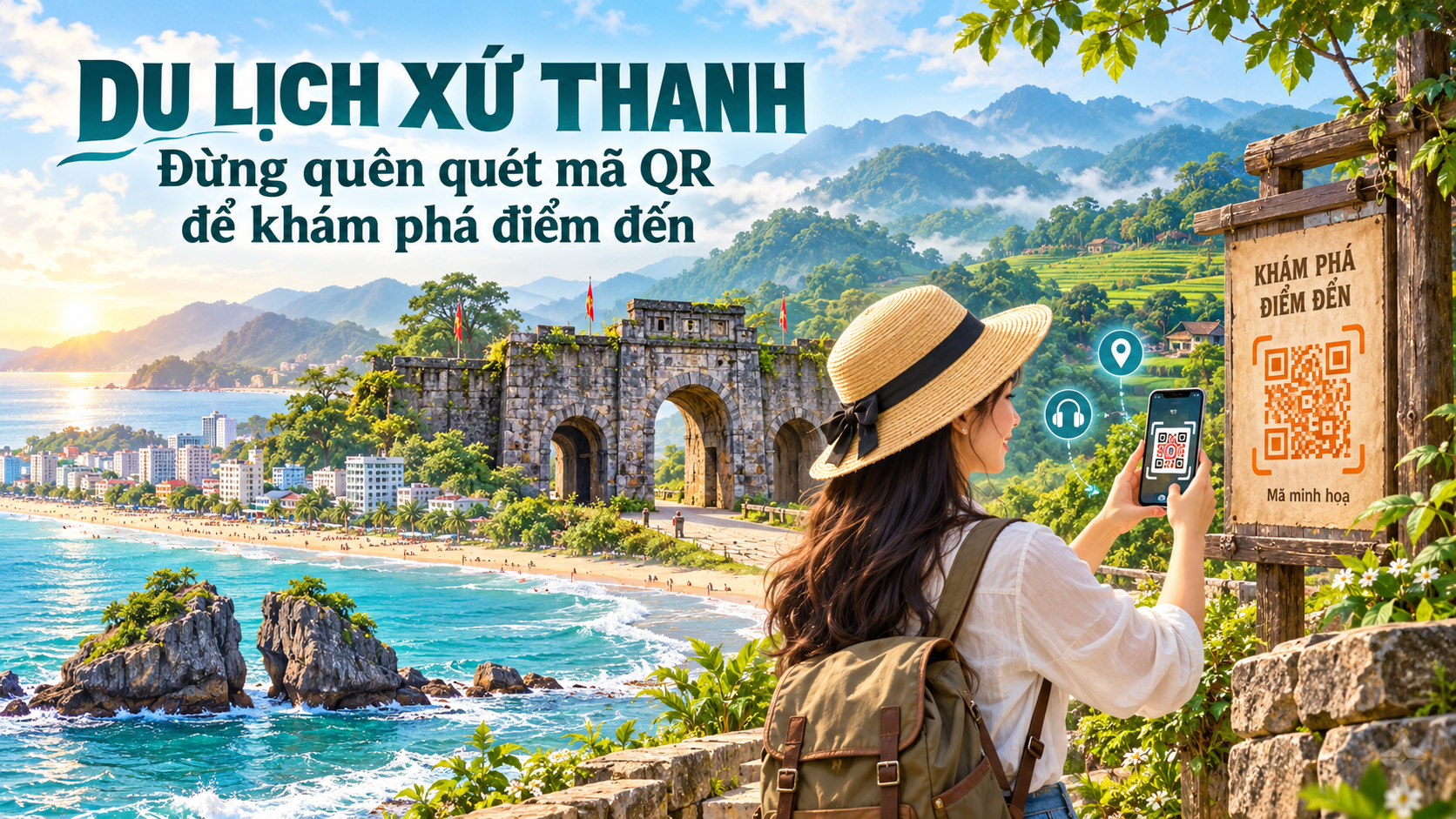 Du lịch xứ Thanh: Đừng quên quét mã QR để khám phá điểm đến