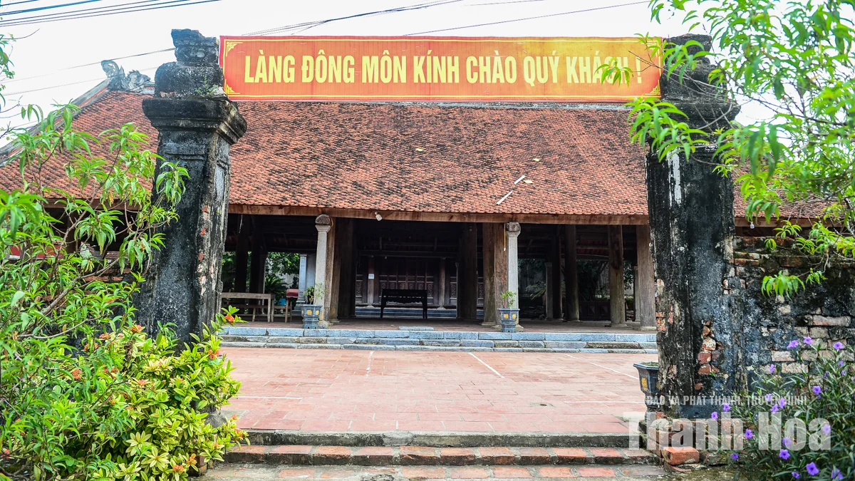 Đình cổ Đông Môn - Góp thêm lát cắt về đời sống văn hóa của vùng đất Tây Đô